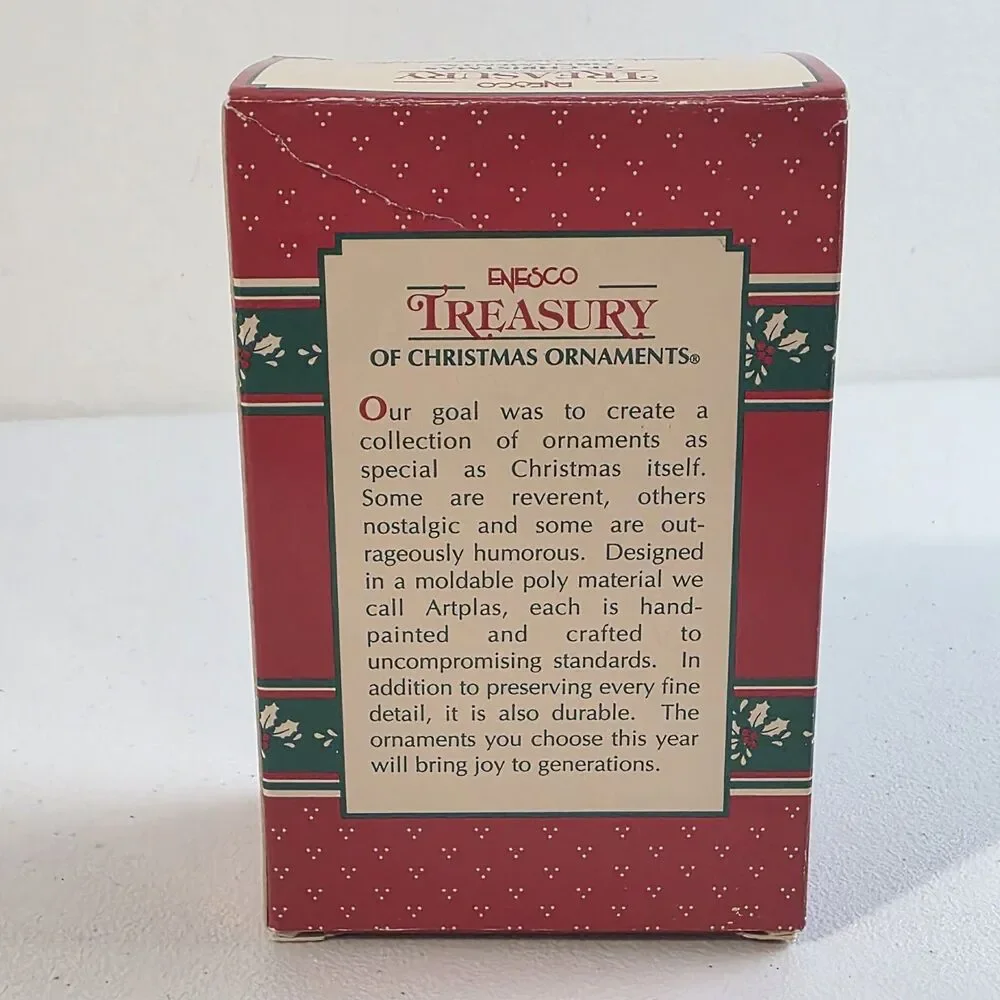 Enesco Christmas Ornament Friends Are The Spice Of Life 1994 Mice Mouse With Box